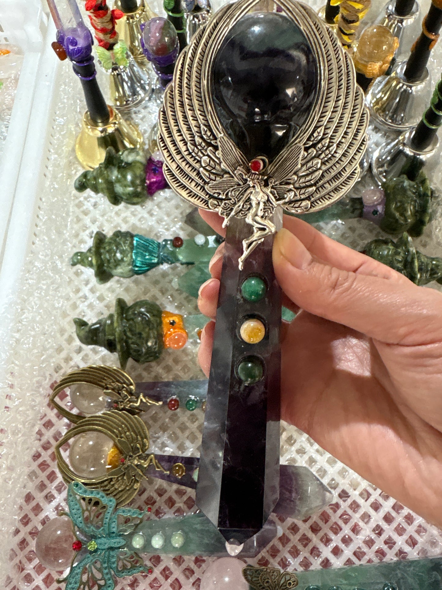 Crystal wands